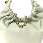 Mellow Nappa Lambskin Small Squeeze Bag Spring Jade