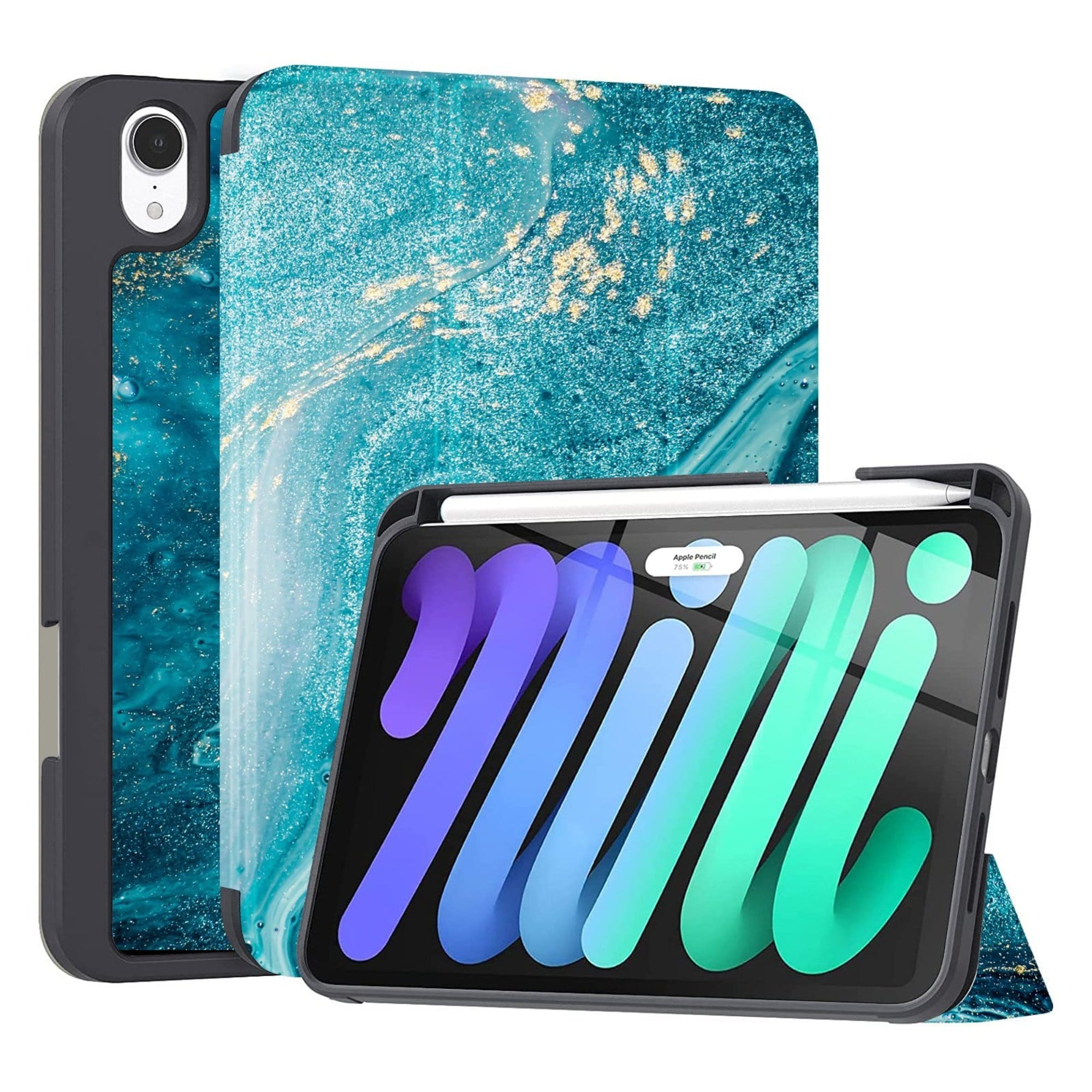 SAHARA - Inspire Series Blue Marble Folio Case - iPad Mini (6th Generation)