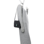 Liege Calfskin Medium Classic Box Flap Bag Anthracite