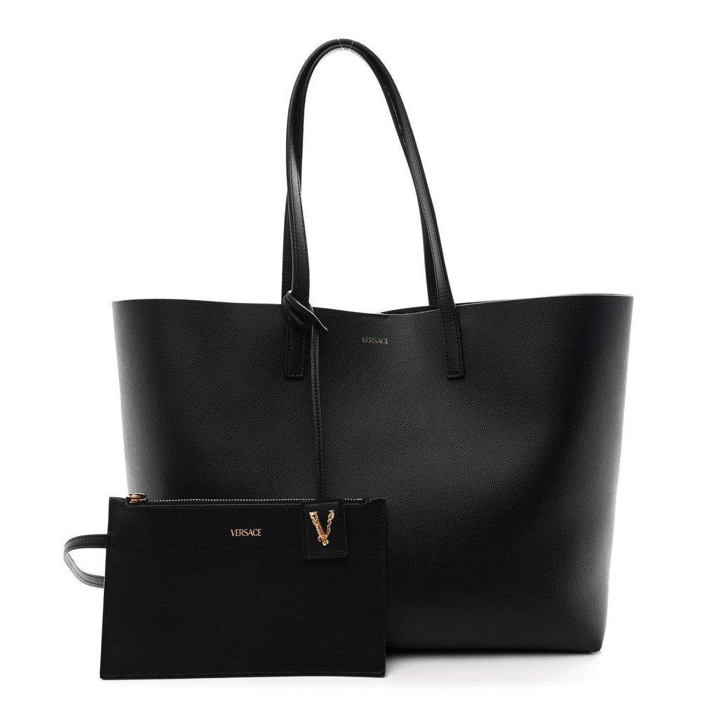 Calfskin Virtus Tote Black
