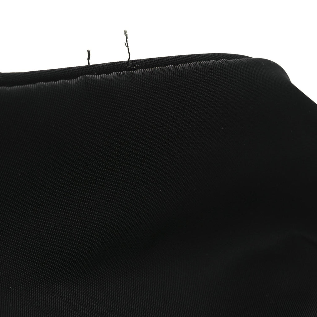 Saffiano Tessuto Nylon Mini Bucket Crossbody Bag Black
