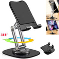 360° Adjustable Universal Tablet and Smartphone Desk Stand with Detachable Arm for Portable Use