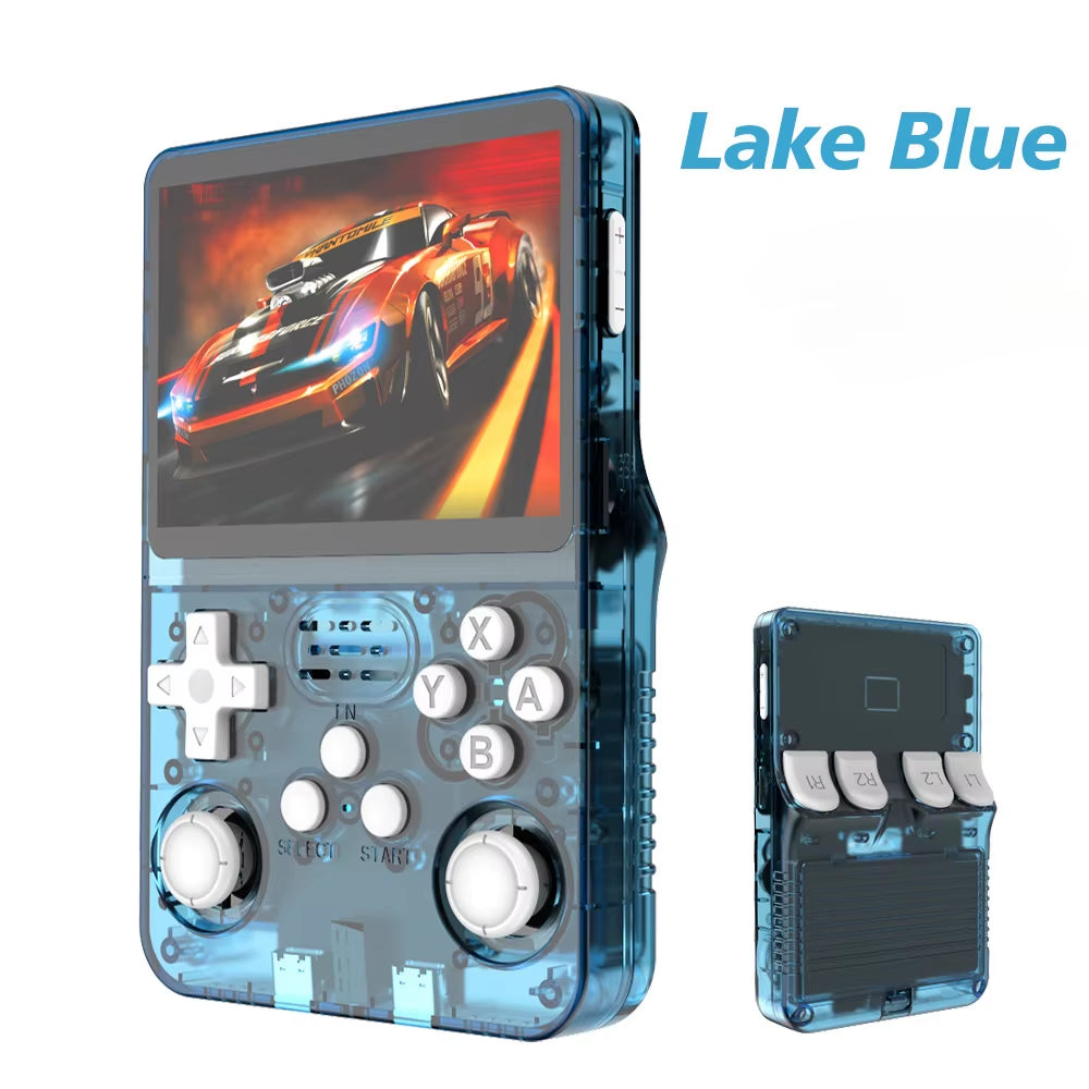 R36S Retro Handheld Game Console - 128GB, Linux System, 3.5 Inch IPS Display, Portable Gaming Device, Ideal Gift for Kids