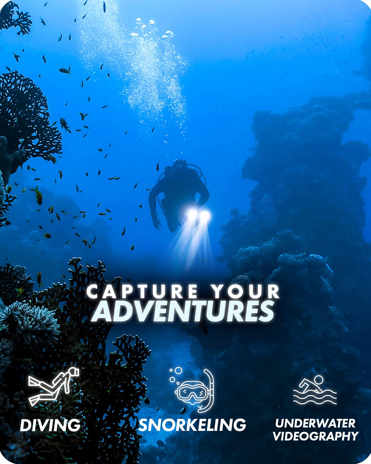 Movo DiveRig1 XL Diving Rig Bundle