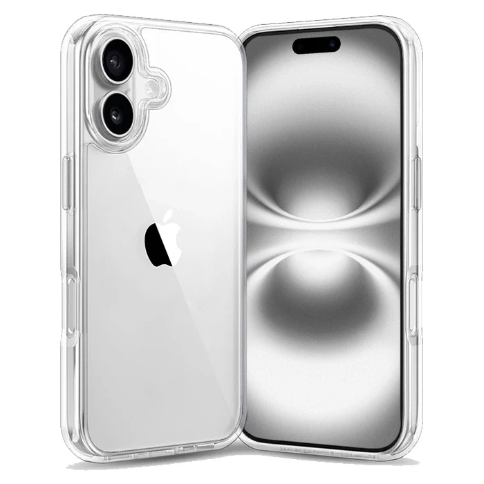 Entronix Case Compatible with iPhone 16 Plus - [Hard Back] Thick Clear