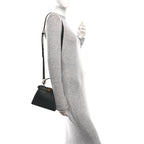 Shiny Nappa Petite Peekaboo I SEE U Satchel Black