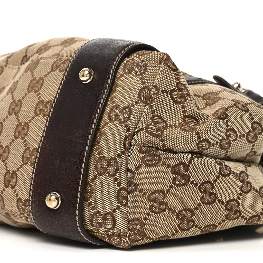 Monogram Medium Pelham Shoulder Bag Dark Brown