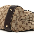 Monogram Medium Pelham Shoulder Bag Dark Brown