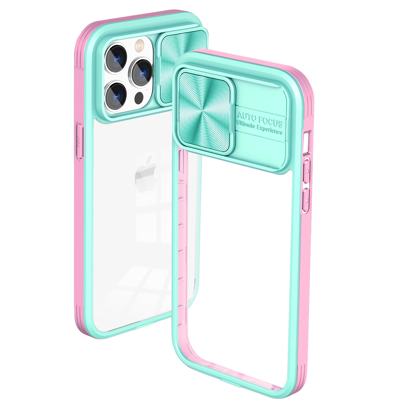 Full Protection With Mobile Phone Protective Film Slide Camera Lens Phone Case For Iphone 14 Pro In Blue
