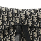 Oblique Saddle Bag Blue