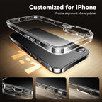 Entronix Bundle Compatible with iPhone 16 Plus - [Hard] Clear Case, 2 Clear Screen Protector & 2 Camera Lens Protectors