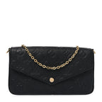 Empreinte Pochette Felicie Chain Wallet Black
