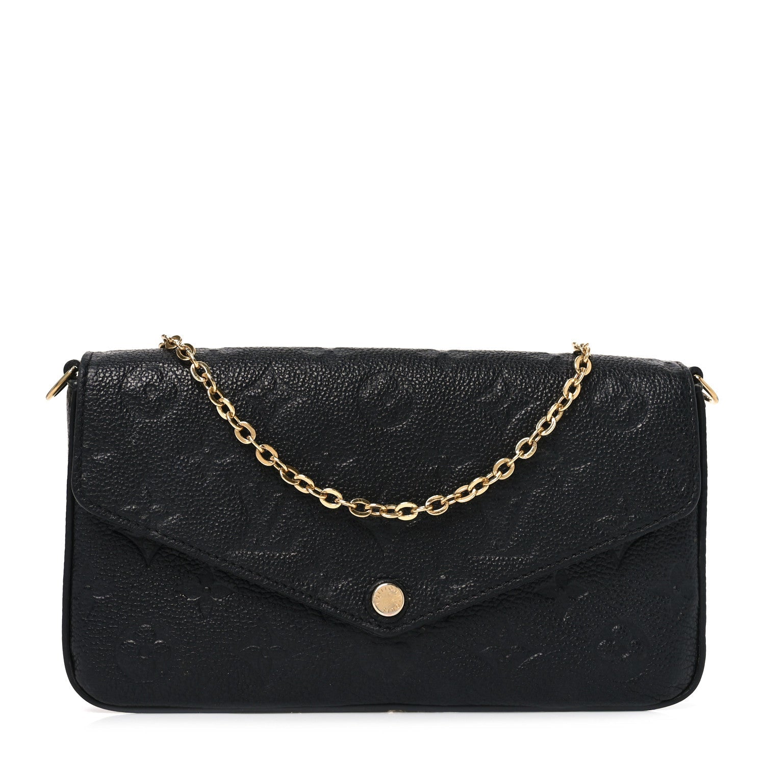 Empreinte Pochette Felicie Chain Wallet Black