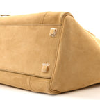 Suede Calfskin Medium New Luggage Beige