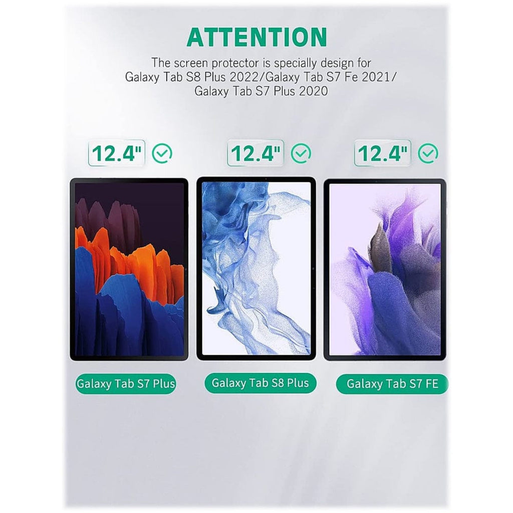 SAHARA - ZeroDamage Ultra Strong Tempered Glass Screen Protector for Galaxy Tab S8+