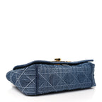 Denim Cannage Small Caro Bag Blue