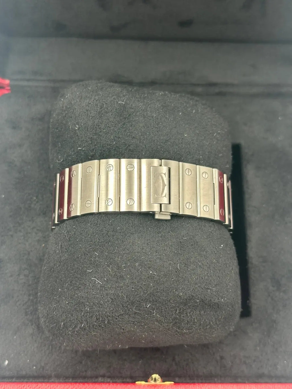 Cartier Santos De Cartier WSSA0018 White Dial Large