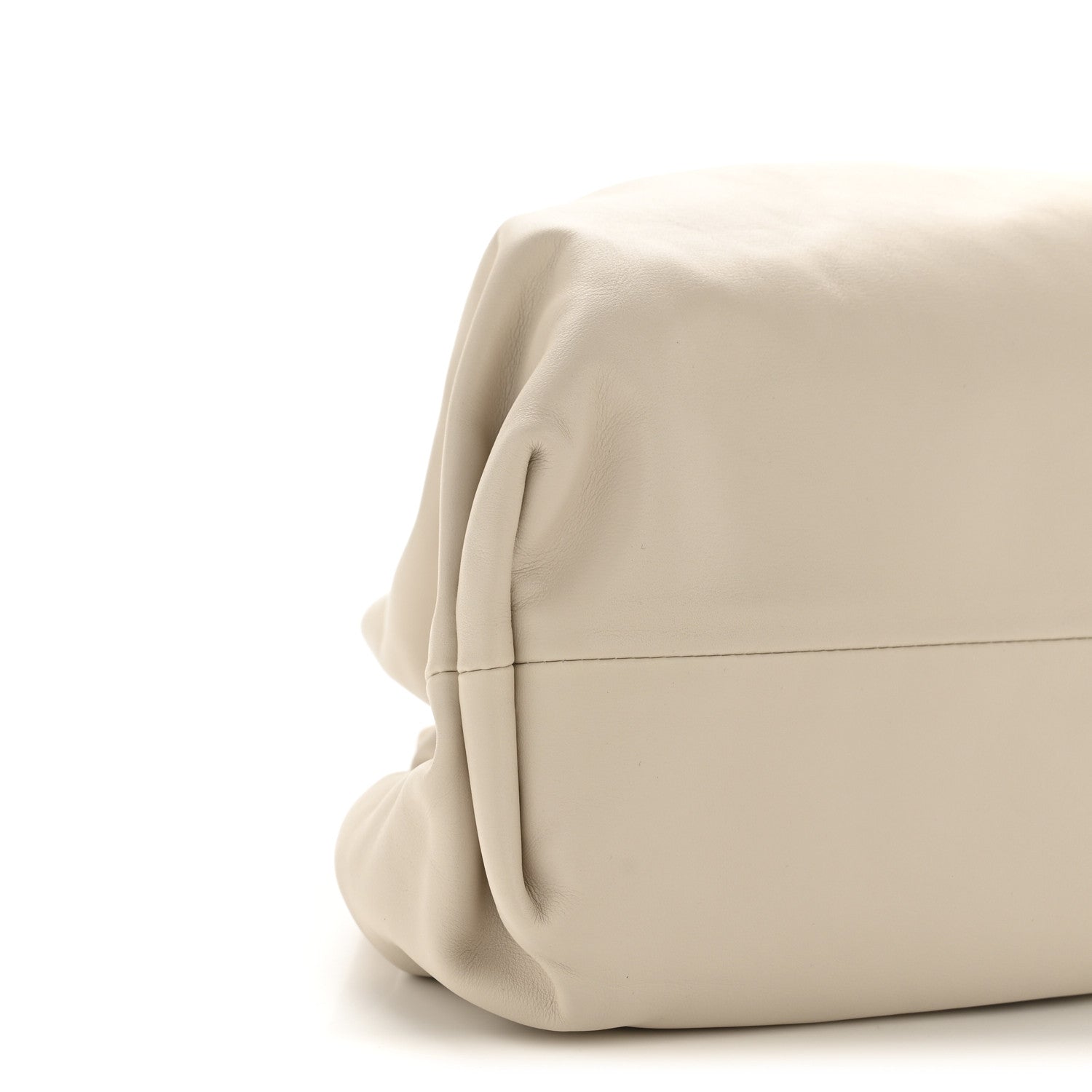 Smooth Butter Calf The Pouch Oversized Clutch Plaster