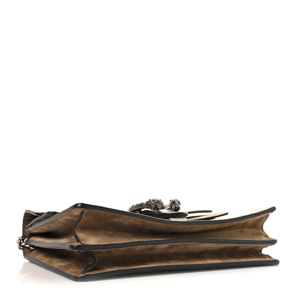 GG Supreme Monogram Medium Dionysus Shoulder Bag Taupe