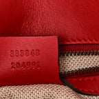 Monogram Ruinart Calfskin Medium Lady Web Shoulder Bag Beige Ebony Hibiscus Red