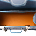 Iridescent Goyardine Structure Nano Saigon Pearly Blue
