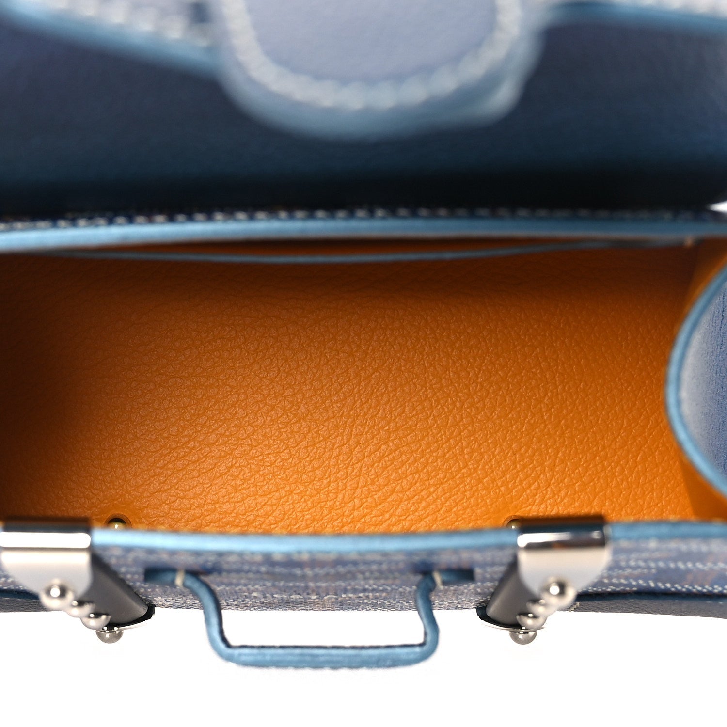 Iridescent Goyardine Structure Nano Saigon Pearly Blue