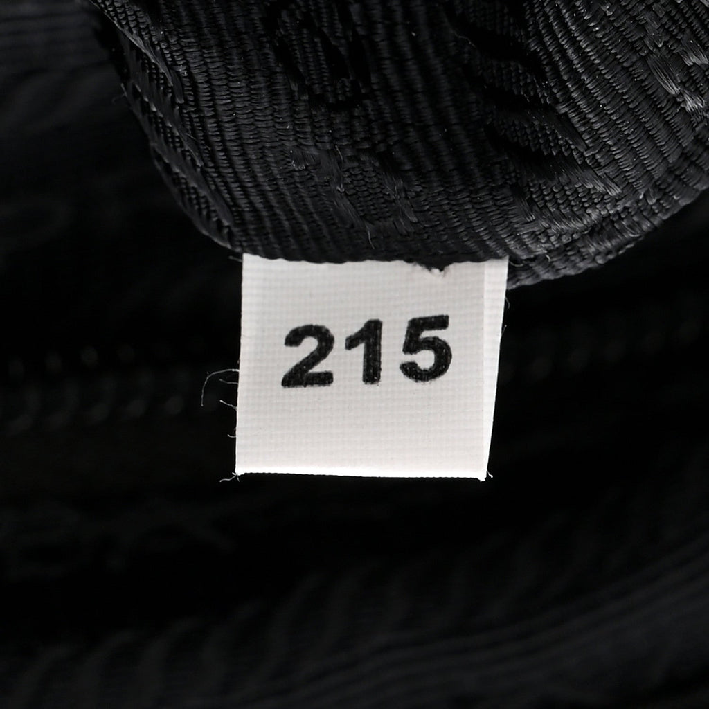 Tessuto Nylon Saffiano Medium Backpack Black