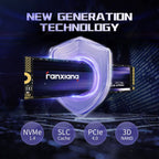 Fanxiang S880 M.2 NVMe SSD - 1TB Internal Solid State Drive with 7300MB/s Speed for PS5 and Laptops