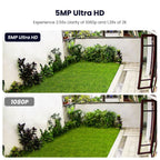 5MP 3K Outdoor Security Camera, Dual-Band WiFi Smart Cam with AI Motion Detection, Color Night Vision, Spotlight & Siren, Two-Way Talk, Works with Alexa & Google Home