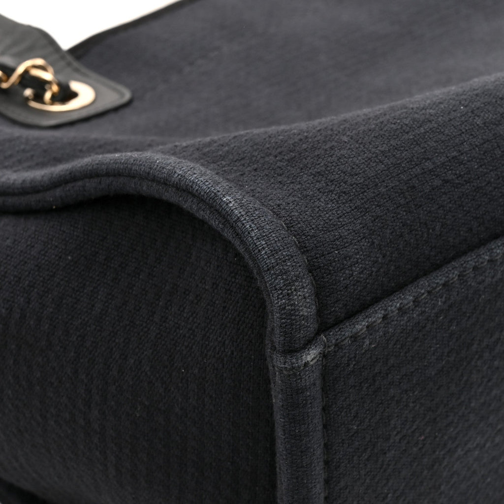 Mixed Fibers Small Deauville Tote Black