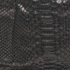 Snakeskin Rock and Chain Hobo Black