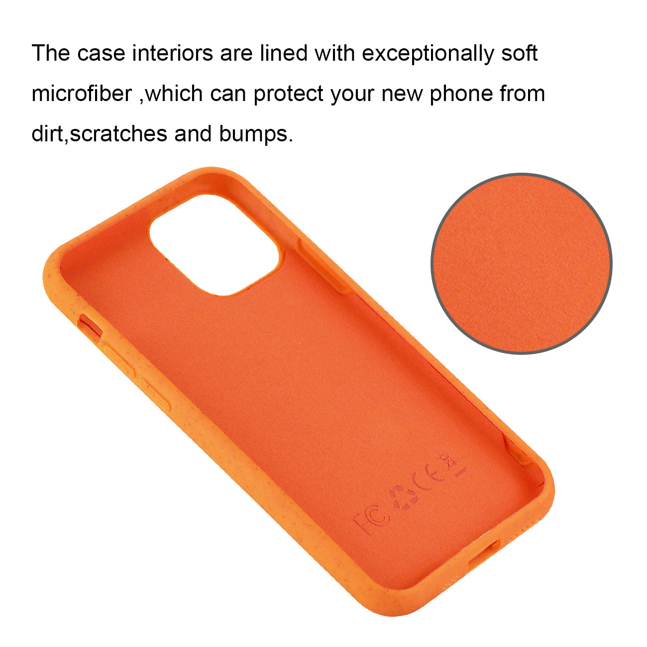 Reiko Apple Iphone 11 Pro Wheat Bran Material Silicone Phone Case In Orange