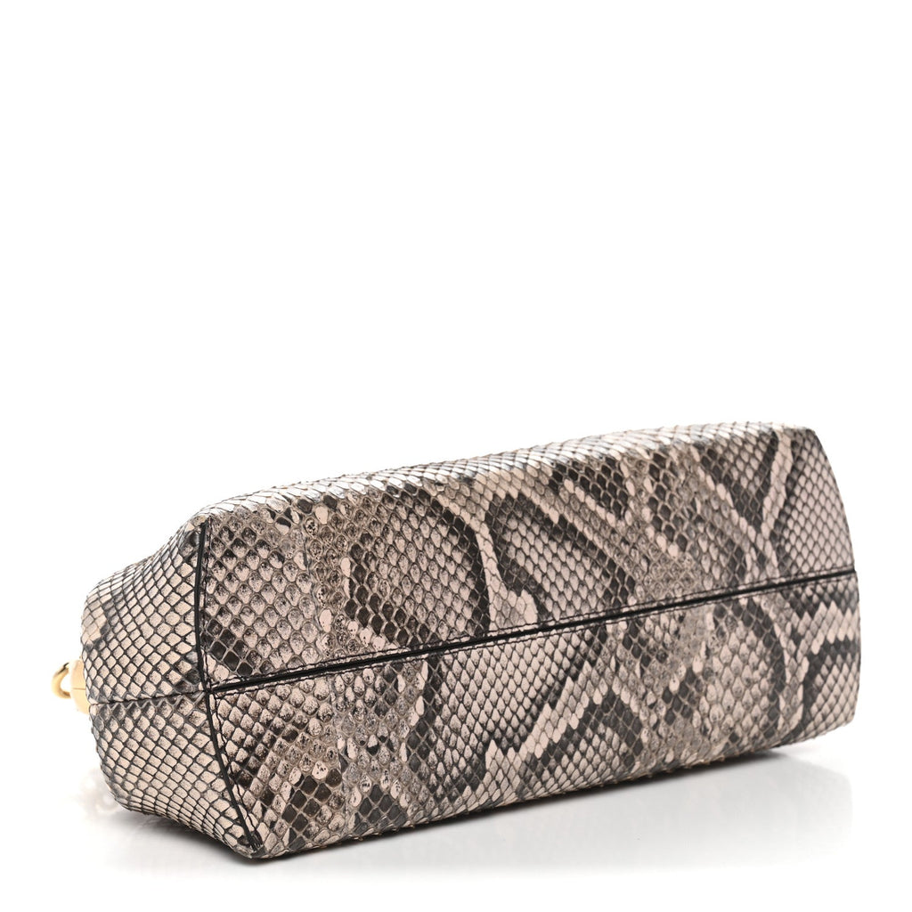 Snakeskin Small Fendi First Light Pink
