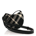 Jacquard Check Rocking Horse Crossbody Black