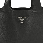 Vitello Daino Soft Large Dynamique Tote Black