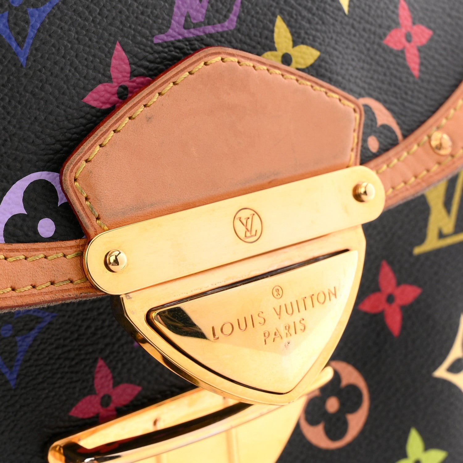 Monogram Multicolor Beverly MM Black