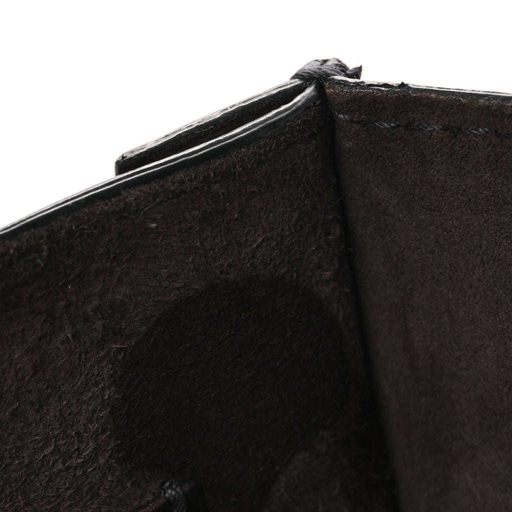 Metallic Calfskin J'Adior Chain Flap Bag Noisette