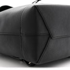 Calfskin Lockme Backpack Black