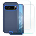 Entronix Bundle Compatible with Pixel 10 - Heavy Duty Case & 2 Clear Screen Protectors