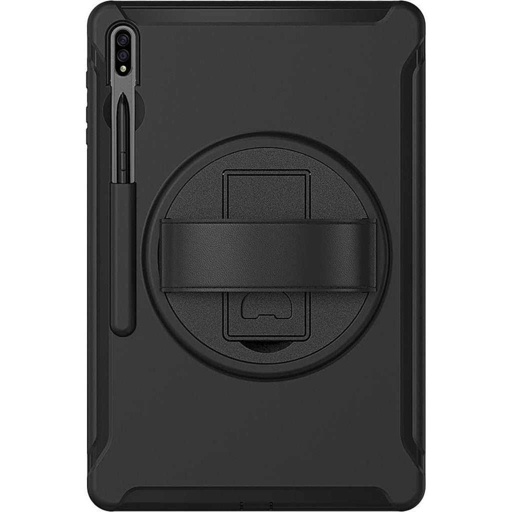 SAHARA - PROTECTION Hand Strap Series Case for Samsung Galaxy Tab S8 Ultra - Black