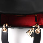 Lambskin Cannage Small My ABCDior Lady Dior Black