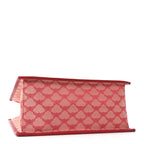Lauretos Nappa Medium Himmel Shopper Tote Red