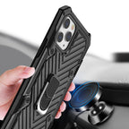 Iphone 12 Mini Kickstand Anti-Shock And Anti Falling Case In Black