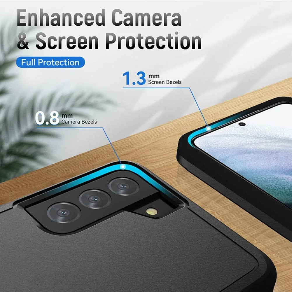 Entronix Case Compatible with Galaxy S25 Plus - Soft-Touch Dual-Layer Sleek Cover