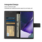 Slim Stand Case With Card Holder Slots Samsung Galaxy Note 20 Ultra In Black