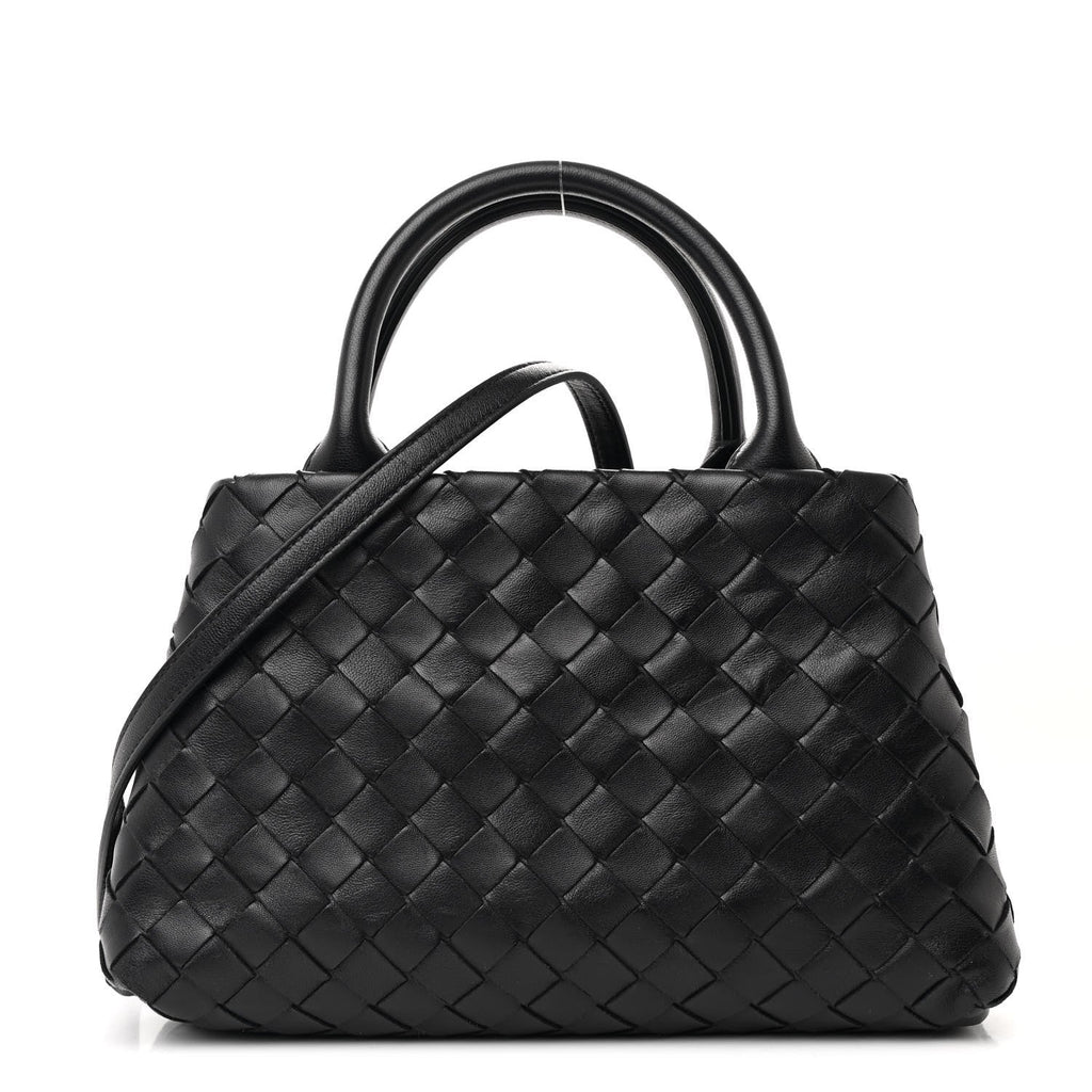 Nappa Intrecciato Small Tote Black