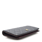 Caviar Quilted Yen Wallet Black