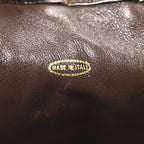 Alligator Shopping Tote Brown