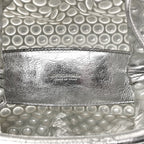 Metallic Fabric Bubble Wrap The Mini Pouch Silver