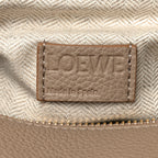 Calfskin Large Puzzle Edge Bag Sand